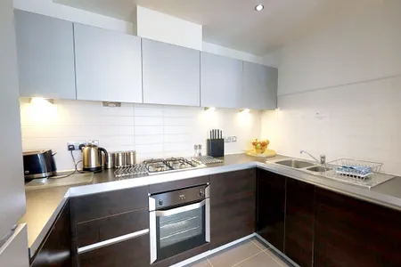 Fully equipped kitchen at Pepys Court