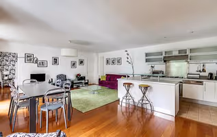 A STONE'S THROW FROM THE LOUVRE, THE SEINE &ITS DELIGHTFUL ISLAND ILE DE LA CITE