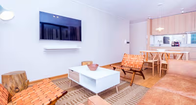 Living area at Malaga Plus
