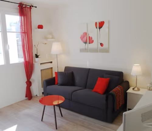 Living area at Parc De Versailles Serviced Apartment, Palais-Bourbon