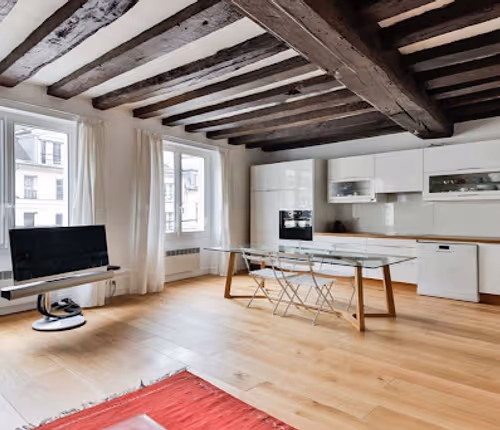 MONTROGUEIL/LOUVRE-50SQM PREMIUM FURNISHED APARTMENT RENTAL IN PARIS