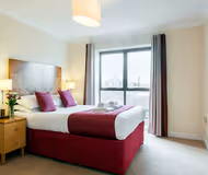 Cosy bed at Saint Thomas Street Apartment Bristol