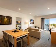 Stunning living area in Quest Townsville on Eyre