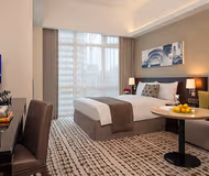 Stunning living area in Citadines Bay City Manila