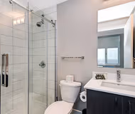 Bathroom at McRae Ave Serviced Apartment