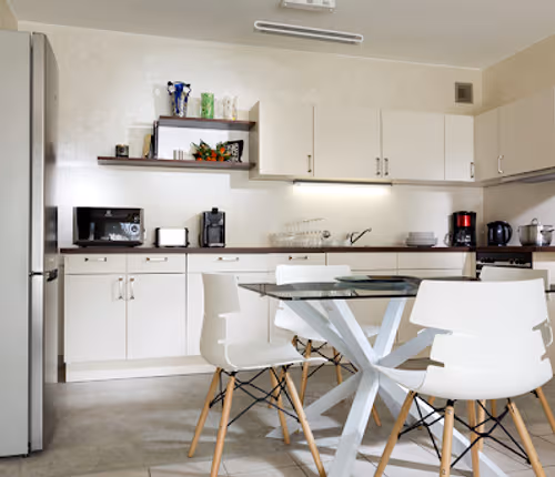 Living area at Villa Canterbury