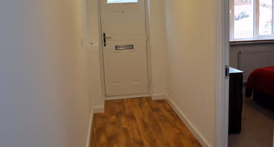 Entrance of Royal Apartments near Hillingdon Hospital West Drayton