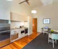 Dining space at Quest Napier