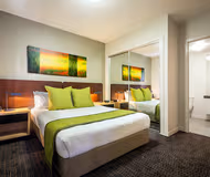 Simplistic living area in Quest Docklands