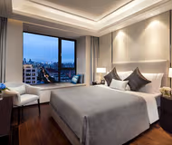 Stunning living area in Somerset Gubei Shanghai