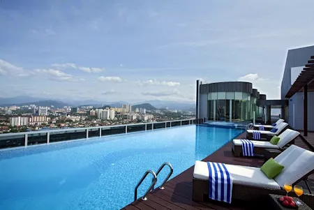 Simplistic living area in Somerset Kuala Lumpur