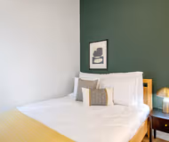 Luxury bedroom at W. Chicago Avenue #216 Serviced Apartment, River North