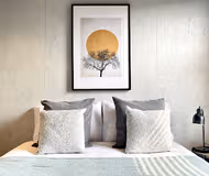 Luxury bedroom at Stylish Urban Retreat: West LDN!