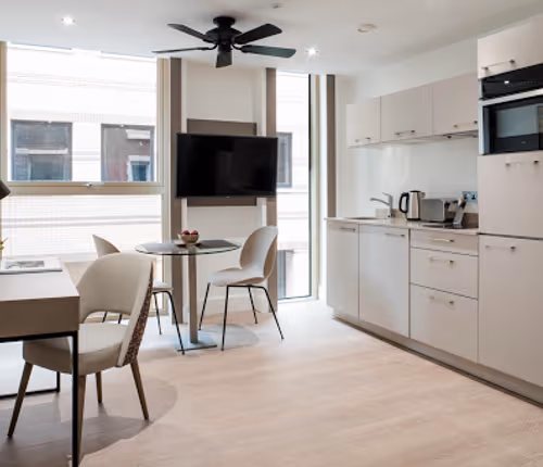 Full kitchen at The Chronicle 53 Chancery Lane Holborn