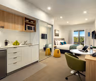 Stunning living area in Quest Griffith