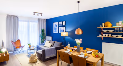 Living area at Chaussee d'Etterbeek