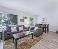 Living area - 1 bed apartment