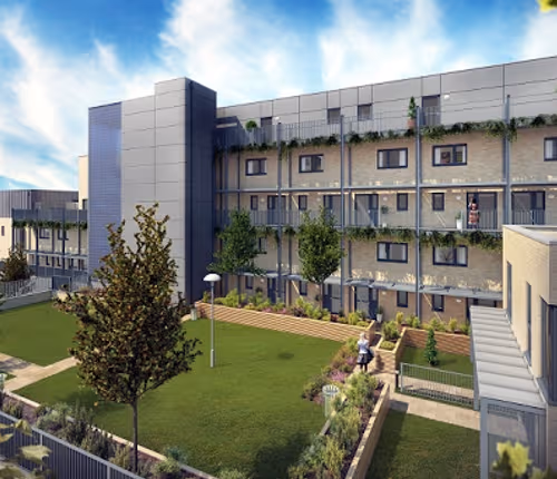 Living area at The Executive Townhouse