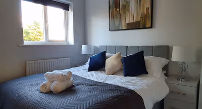 Master bedroom at Whiteoak House