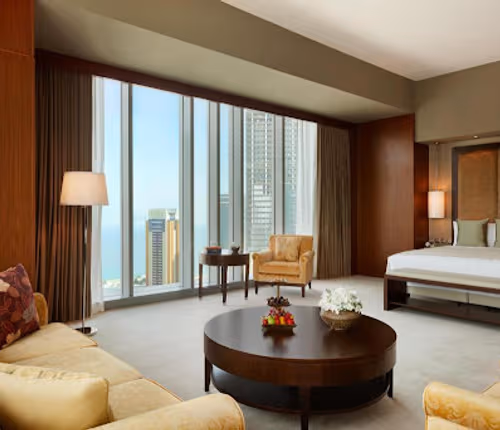 Living area - 1 bed apartment