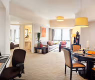 Cosy living area in Somerset Grand Hanoi