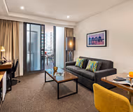 Stunning living area in Quest East Perth