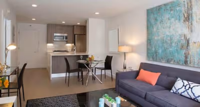 living space at Manhattan in NYC apartment