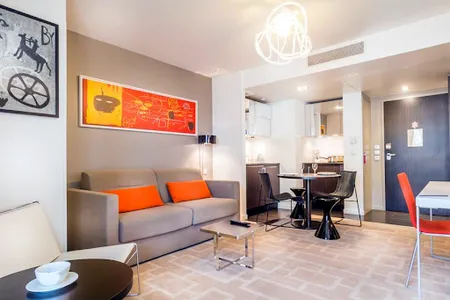 Living area at Hipark  Marseille