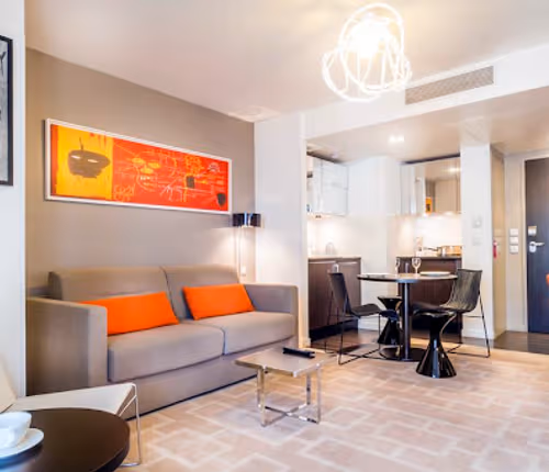 Living area at Hipark  Marseille