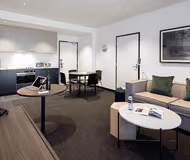 Stunning living area in Quest Penrith