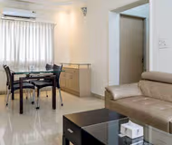 Living area - 4 bed apartment