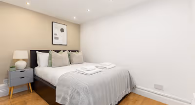 Bedroom at The Camden Flat