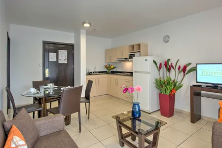 Living area - 1 bed apartment