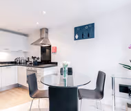 living space at Epsom apartment