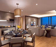 Living area - 1 bed apartment