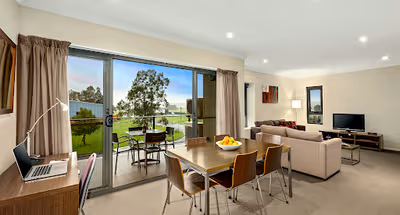 Stunning living area in Quest Singleton