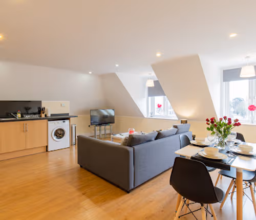 Living area - 2 bed apartment