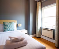 Bedroom at Temple Bar apartment