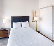 Living area - 1 bed apartment