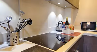 Kitchen at Richmond apartment