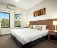 Simplistic living area in Quest Ipswich