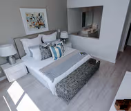 Bedroom at Hurlingham Road Apartment