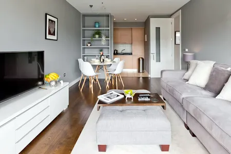 Riverside Apartment living room
