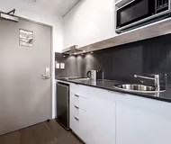 Simplistic living area in Quest Toowoomba