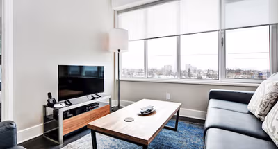 Living room at McRae Ave Serviced Apartment