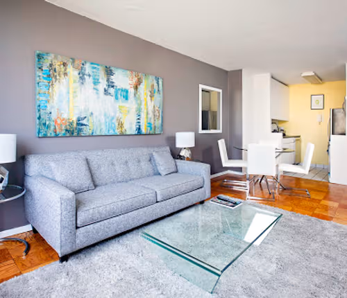 Living room - 1 bed apartment