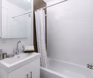 Bathroom at Financial District apartment