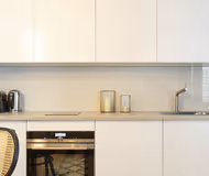 Luxury kitchen at Rivoli Royal Serviced Apartment, Louvre