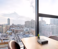 Comfy living area at Van Buren Street Serviced Apartment #1115 Serviced Apartment, West Loop