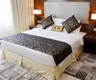 Master bedroom at Sheikh Zayed Rd Serviced Apartments, Dubai